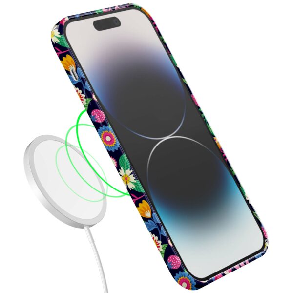 bloemen opdruk_iPhone 14 Pro telefoonhoesje met volledige rondom bedrukking (7)