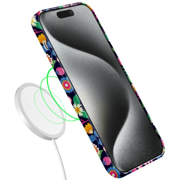 bloemen opdruk_iPhone 15 Pro telefoonhoesje met volledige rondom bedrukking (7)
