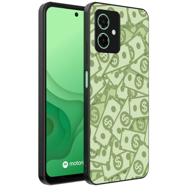 geld opdruk_Motorola Moto G54 telefoonhoesje met
