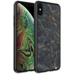 grijs goud marmer opdruk_iPhone X-Xs telefoonhoesje (1)