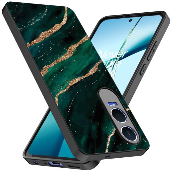 groen goud marmer opdruk_OnePlus Nord CE 4 Lite Telefoonhoesje (2)