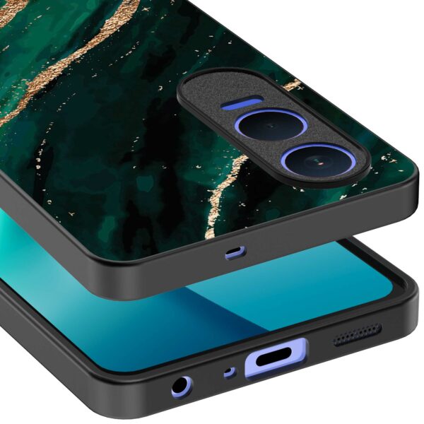 groen goud marmer opdruk_OnePlus Nord CE 4 Lite Telefoonhoesje (3)