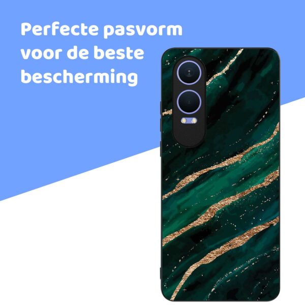 groen goud marmer opdruk_OnePlus Nord CE 4 Lite Telefoonhoesje (4)