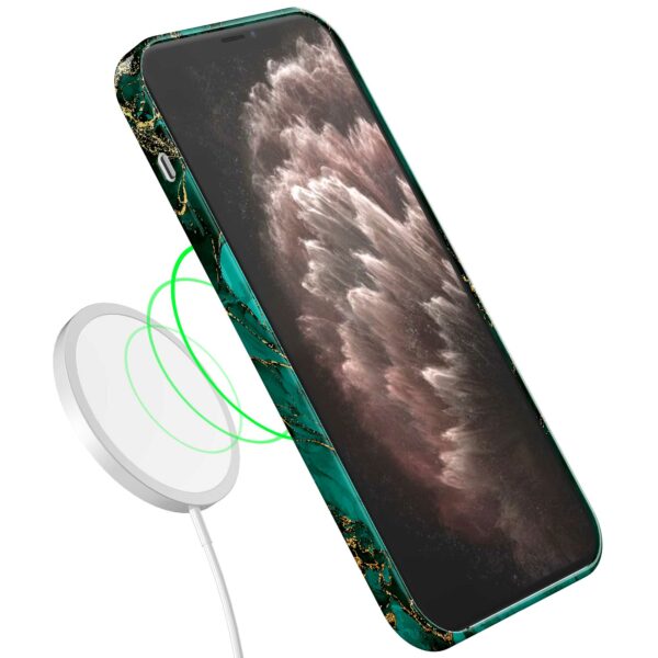 groen goud marmer opdruk_iPhone 11 Pro Max telefoonhoesje met volledige rondom bedrukking (7)