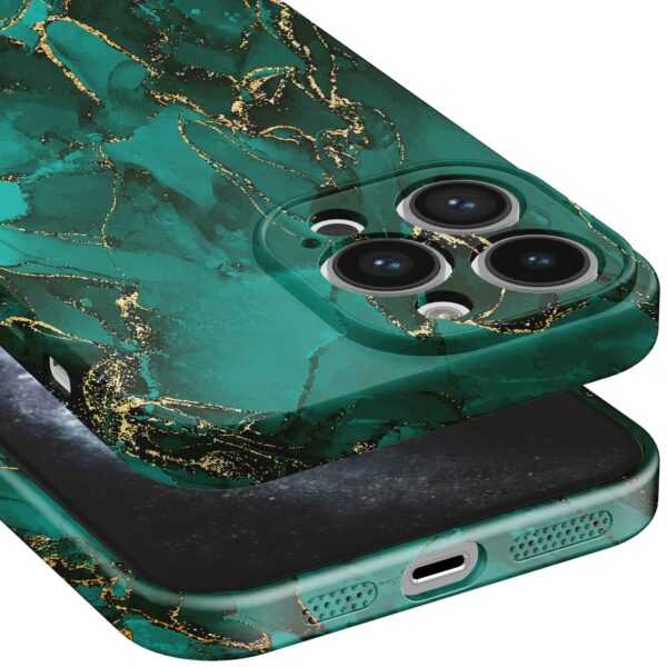 groen goud marmer opdruk_iPhone 11 Pro telefoonhoesje met volledige rondom bedrukking (5)