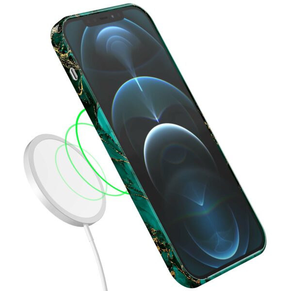 groen goud marmer opdruk_iPhone 12 Pro telefoonhoesje met volledige rondom bedrukking (7)