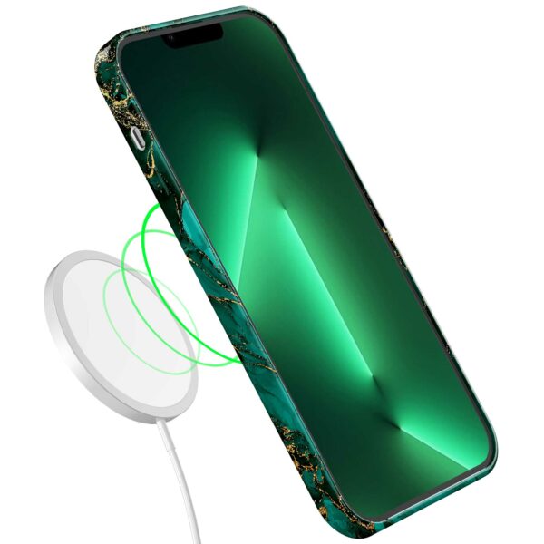 groen goud marmer opdruk_iPhone 13 Pro Max telefoonhoesje met volledige rondom bedrukking (7)