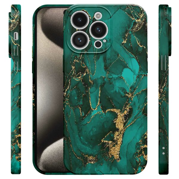 groen goud marmer opdruk_iPhone 15 Pro Max telefoonhoesje met volledige rondom bedrukking (4)