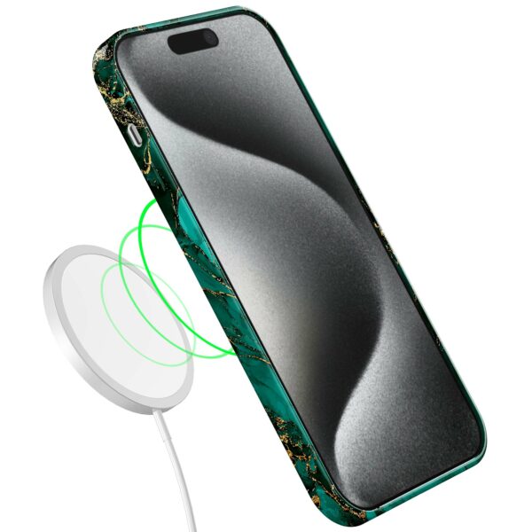 groen goud marmer opdruk_iPhone 15 Pro telefoonhoesje met volledige rondom bedrukking (7)