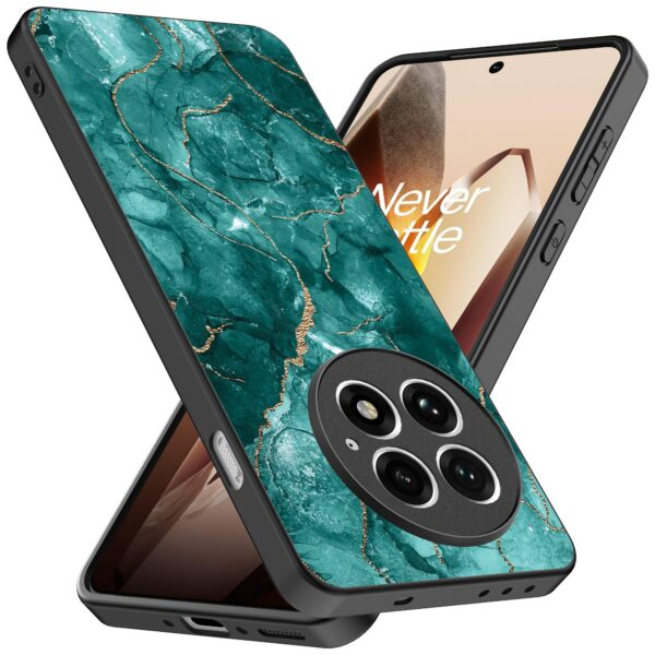 groen marmer opdruk_OnePlus 13 Telefoonhoesje (2)