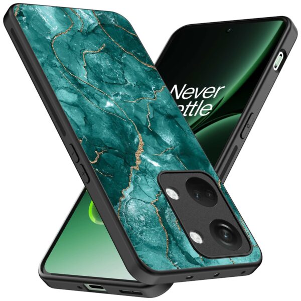 groen marmer opdruk_OnePlus Nord 3 Telefoonhoesje (2)