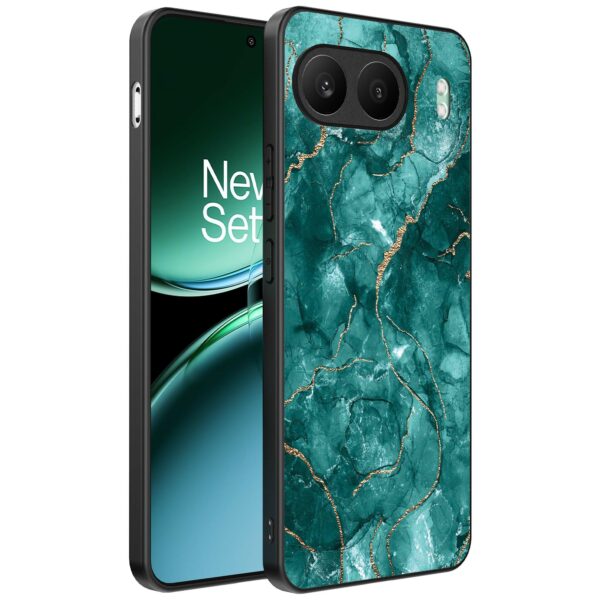 groen marmer opdruk_OnePlus Nord 4 Telefoonhoesje (1)