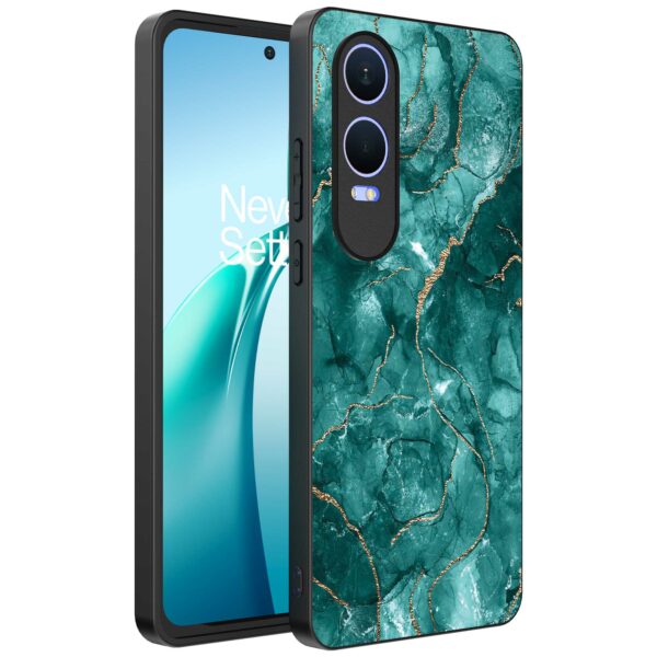 groen marmer opdruk_OnePlus Nord CE 4 Lite Telefoonhoesje (1)