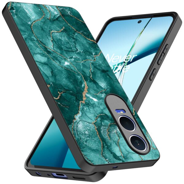 groen marmer opdruk_OnePlus Nord CE 4 Lite Telefoonhoesje (2)