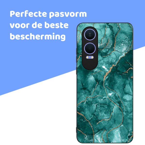 groen marmer opdruk_OnePlus Nord CE 4 Lite Telefoonhoesje (4)
