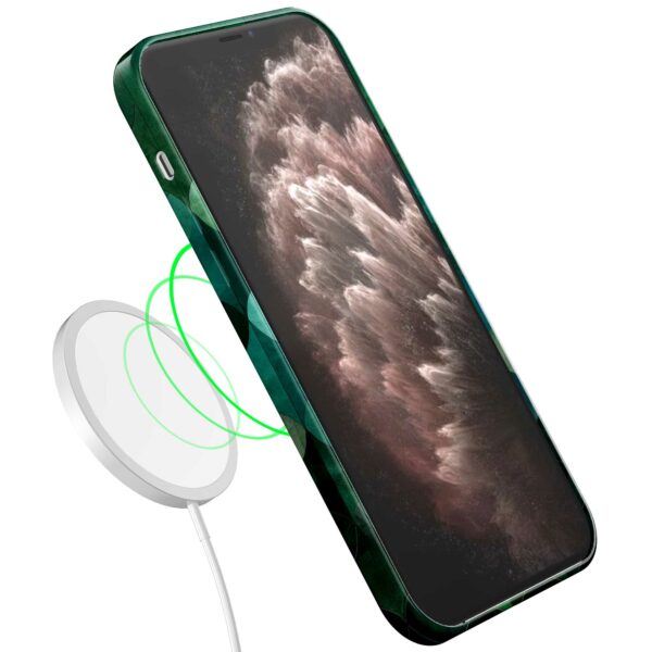 groene bladeren opdruk_iPhone 11 Pro Max telefoonhoesje met volledige rondom bedrukking (7)