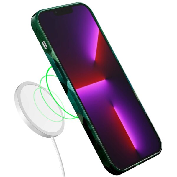 groene bladeren opdruk_iPhone 13 Pro telefoonhoesje met volledige rondom bedrukking (7)