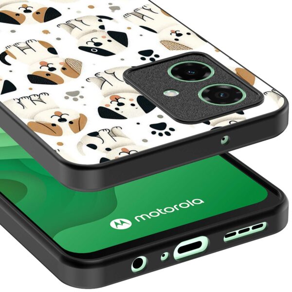 honden opdruk_Motorola Moto G54 telefoonhoesje (3)