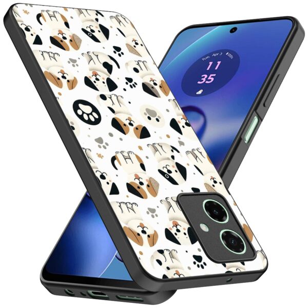 honden opdruk_Motorola Moto G64 telefoonhoesje (2)