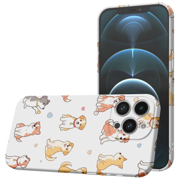 honden opdruk_iPhone 12 Pro telefoonhoesje met volledige rondom bedrukking (1)