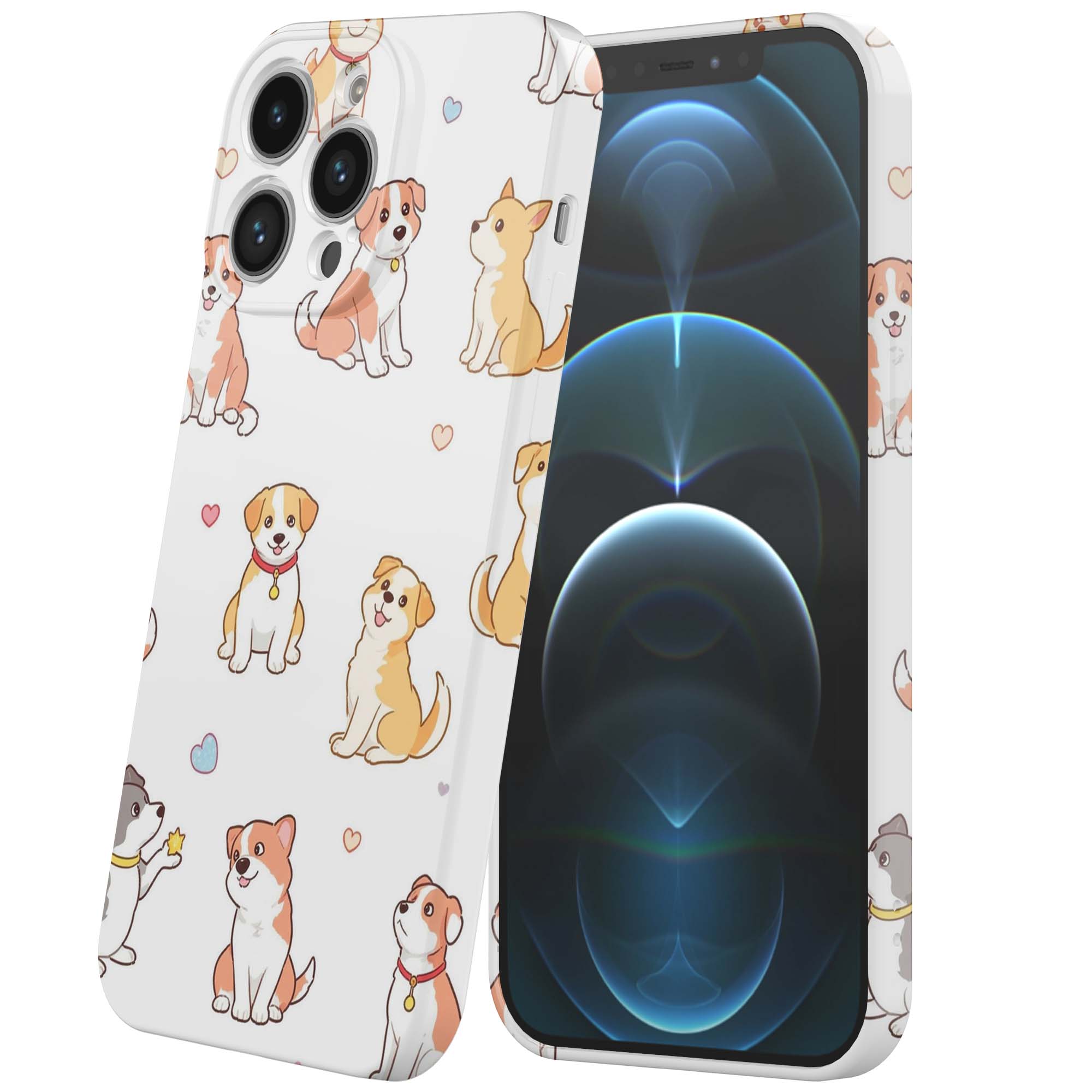 honden opdruk_iPhone 12 Pro telefoonhoesje met volledige rondom bedrukking (6)