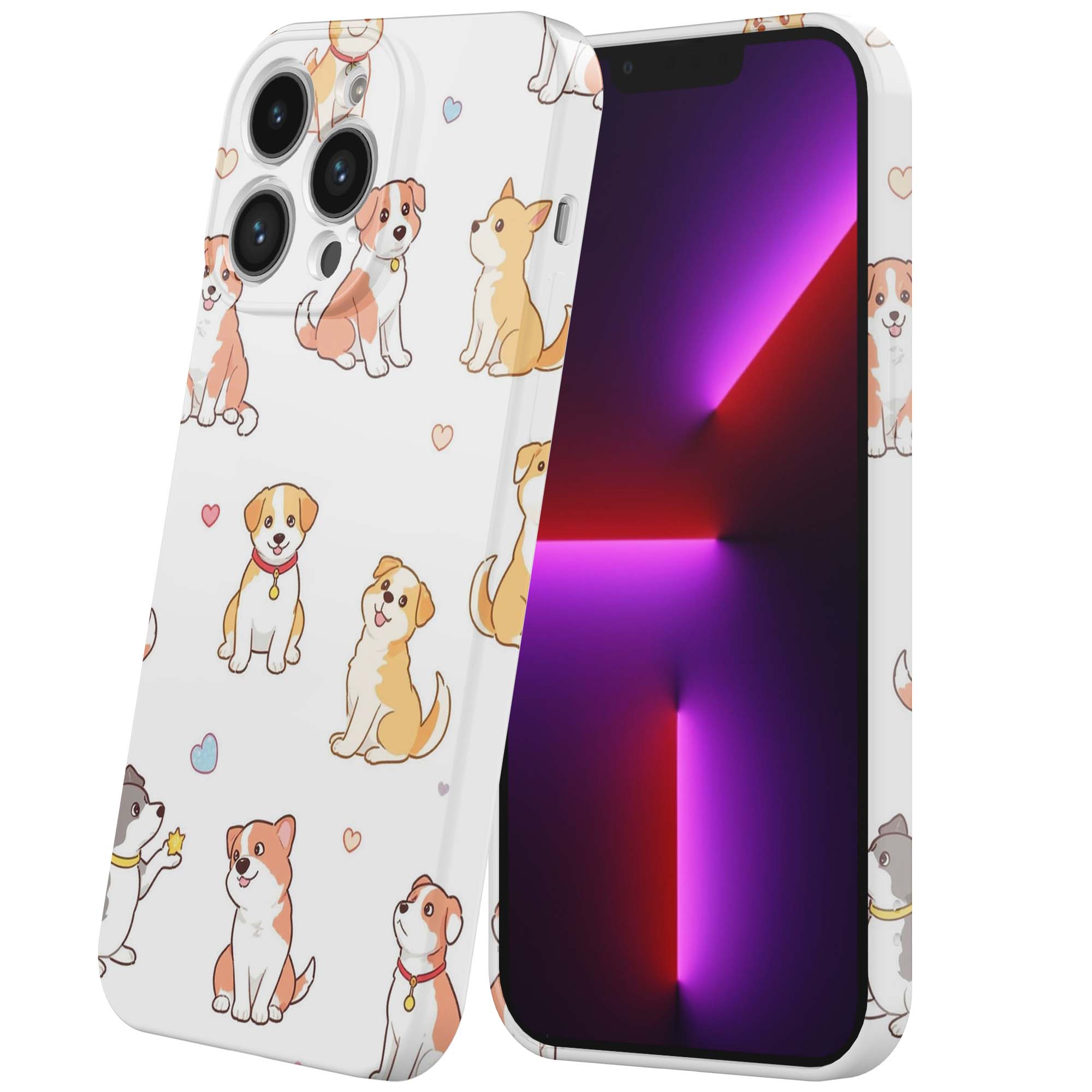 honden opdruk_iPhone 13 Pro telefoonhoesje met volledige rondom bedrukking (6)