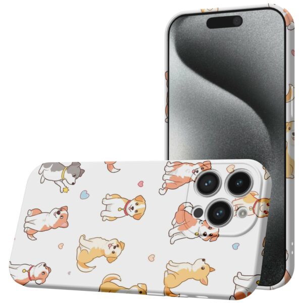 honden opdruk_iPhone 15 Pro telefoonhoesje met volledige rondom bedrukking (1)