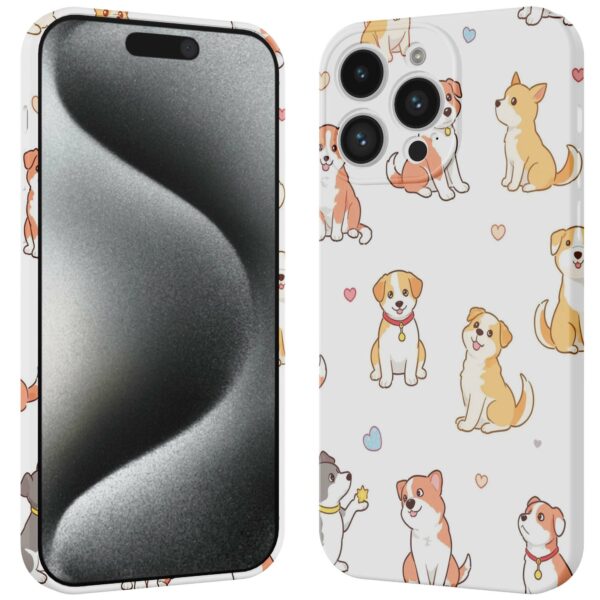honden opdruk_iPhone 15 Pro telefoonhoesje met volledige rondom bedrukking (3)