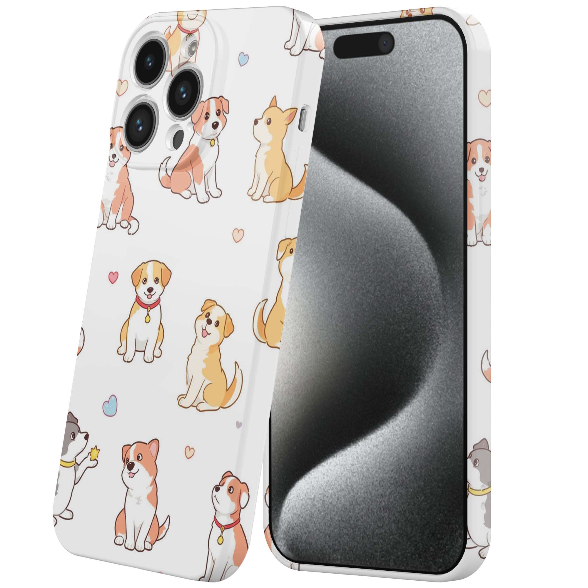honden opdruk_iPhone 15 Pro telefoonhoesje met volledige rondom bedrukking (6)
