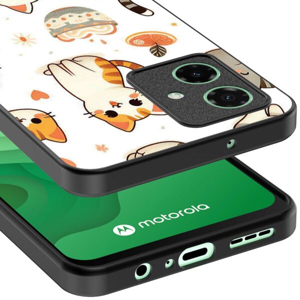 katten opdruk_Motorola Moto G54 telefoonhoesje (3)