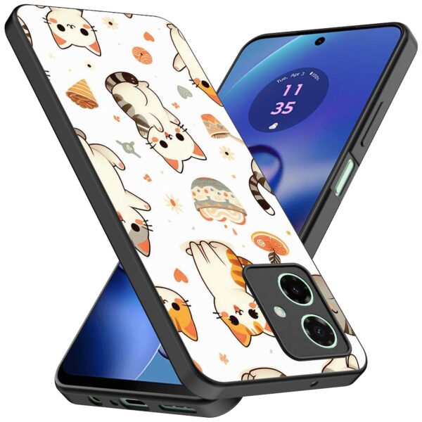 katten opdruk_Motorola Moto G64 telefoonhoesje (2)
