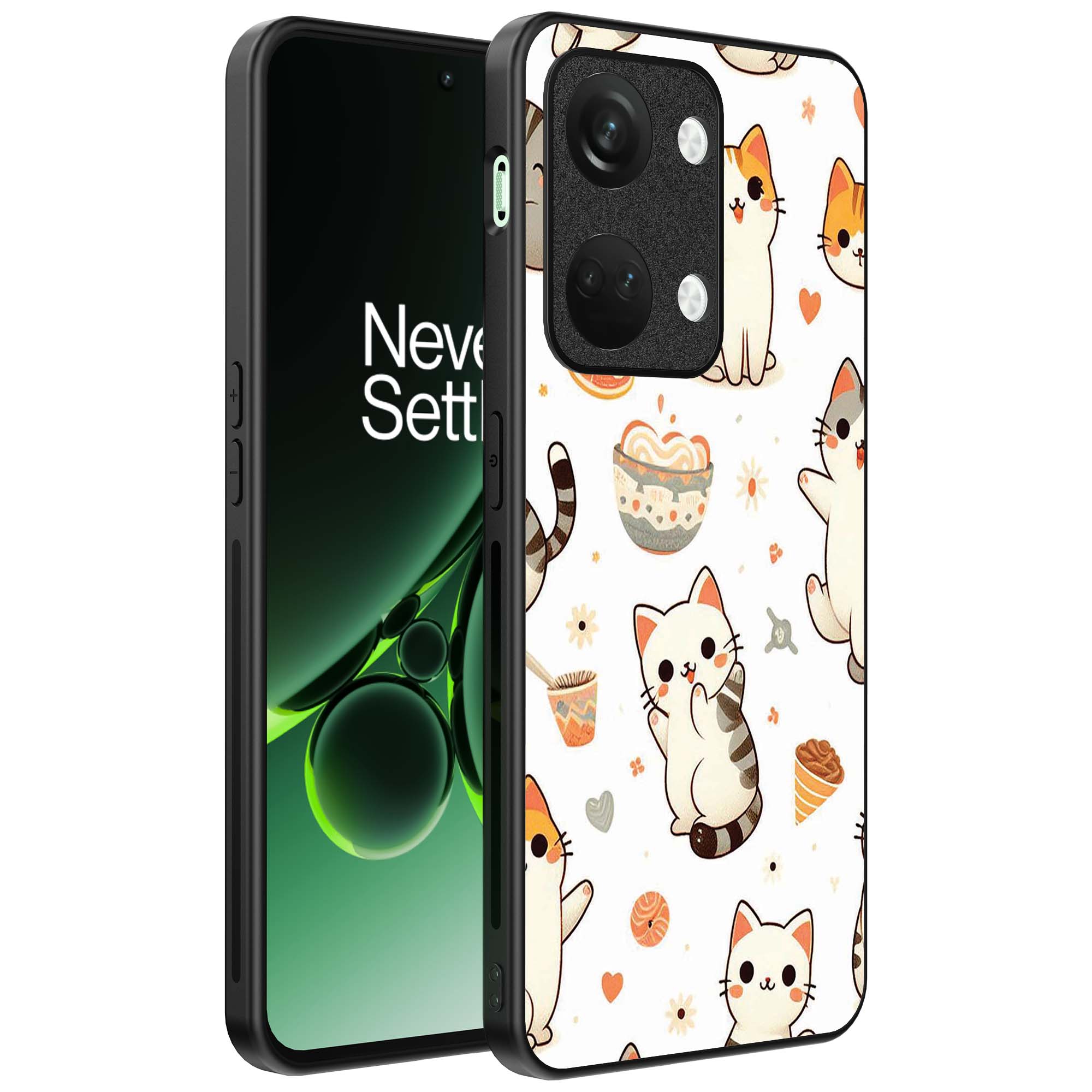 katten opdruk_OnePlus Nord 3 Telefoonhoesje (1)