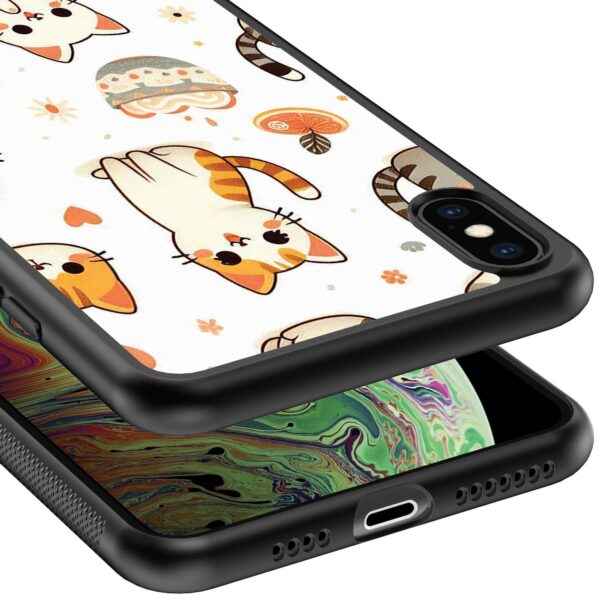 katten opdruk_iPhone X-Xs telefoonhoesje (3)
