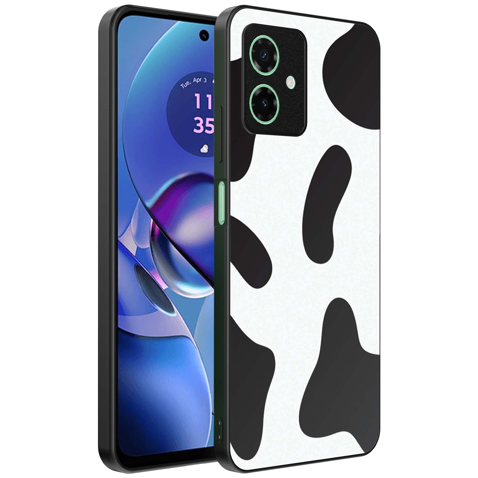 koeienvlekken opdruk_Motorola Moto G64 telefoonhoesje (1)