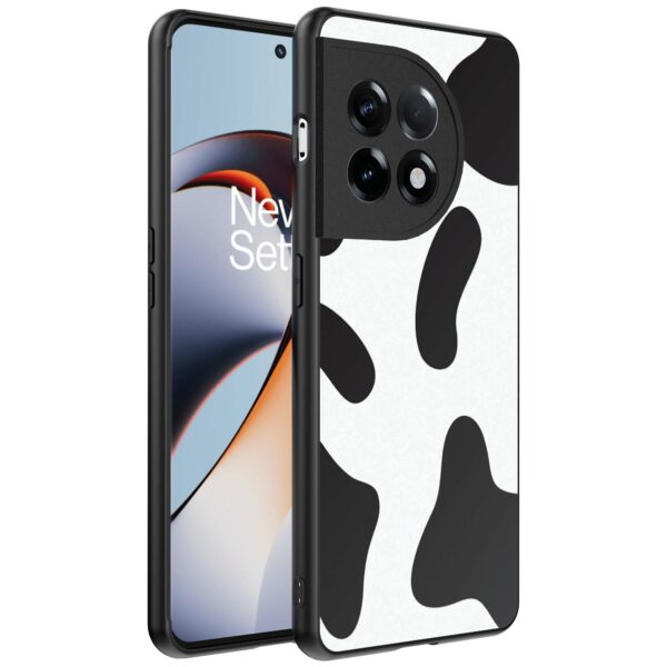 koeienvlekken opdruk_OnePlus 11R Telefoonhoesje (1)