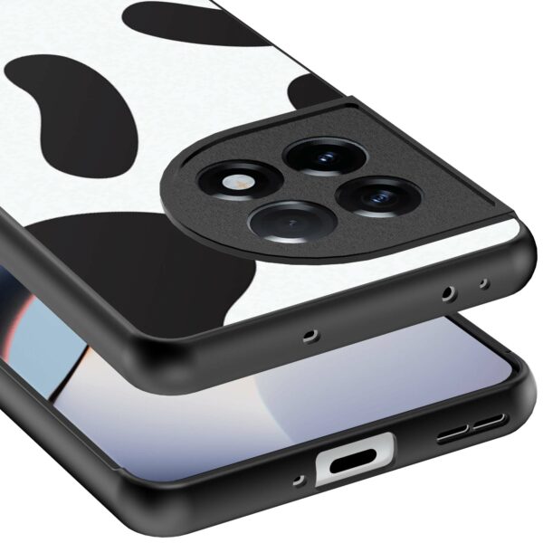 koeienvlekken opdruk_OnePlus 11R Telefoonhoesje (3)
