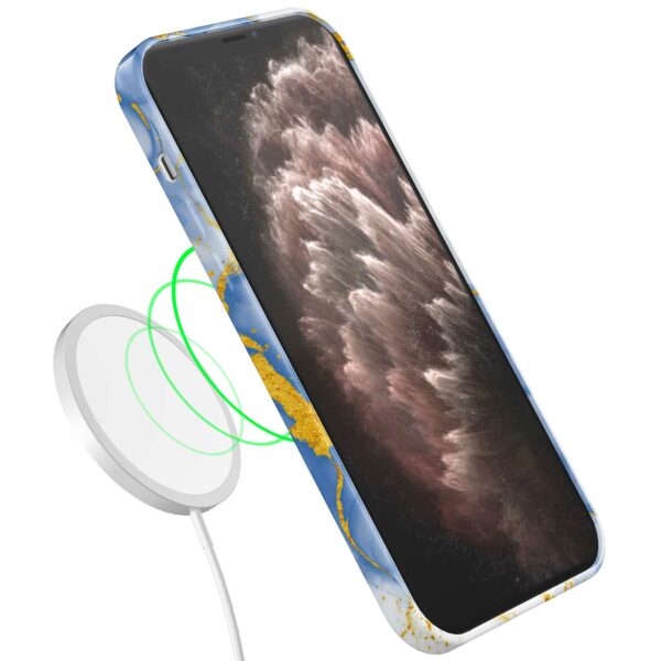lichtblauw goud marmer opdruk_iPhone 11 Pro Max telefoonhoesje met volledige rondom bedrukking (7)