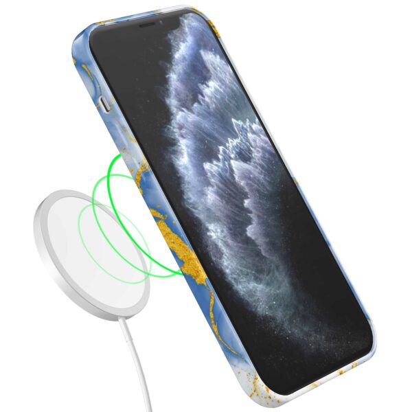 lichtblauw goud marmer opdruk_iPhone 11 Pro telefoonhoesje met volledige rondom bedrukking (7)