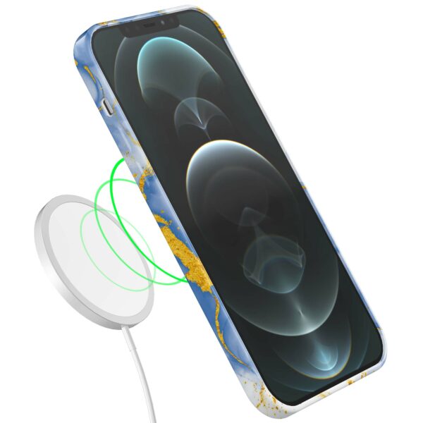 lichtblauw goud marmer opdruk_iPhone 12 Pro Max telefoonhoesje met volledige rondom bedrukking (7)