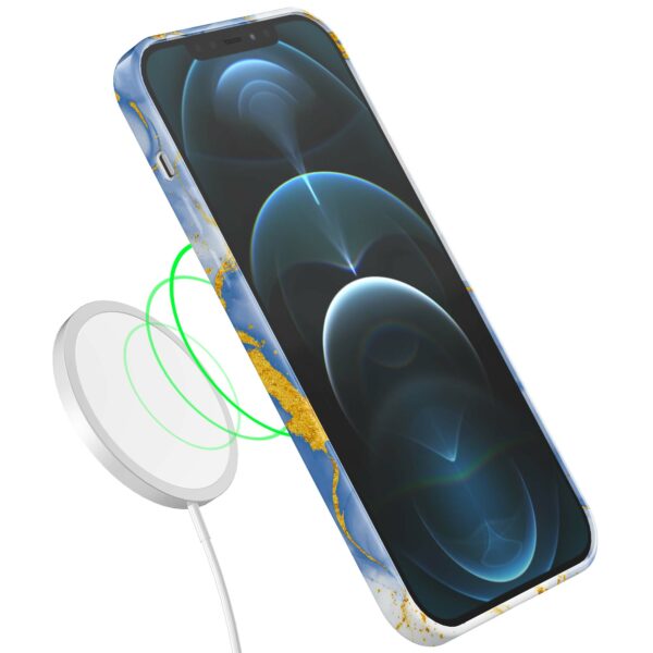 lichtblauw goud marmer opdruk_iPhone 12 Pro telefoonhoesje met volledige rondom bedrukking (7)