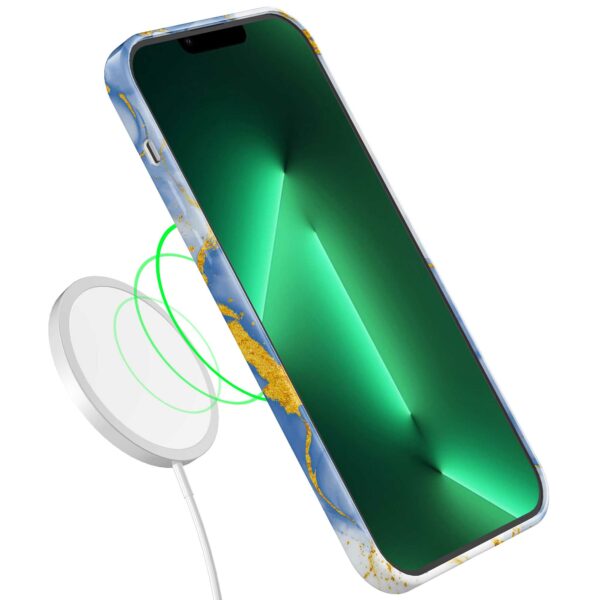 lichtblauw goud marmer opdruk_iPhone 13 Pro Max telefoonhoesje met volledige rondom bedrukking (7)