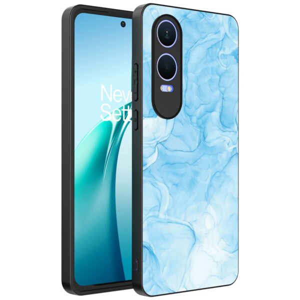 lichtblauw marmer opdruk_OnePlus Nord CE 4 Lite Telefoonhoesje (1)