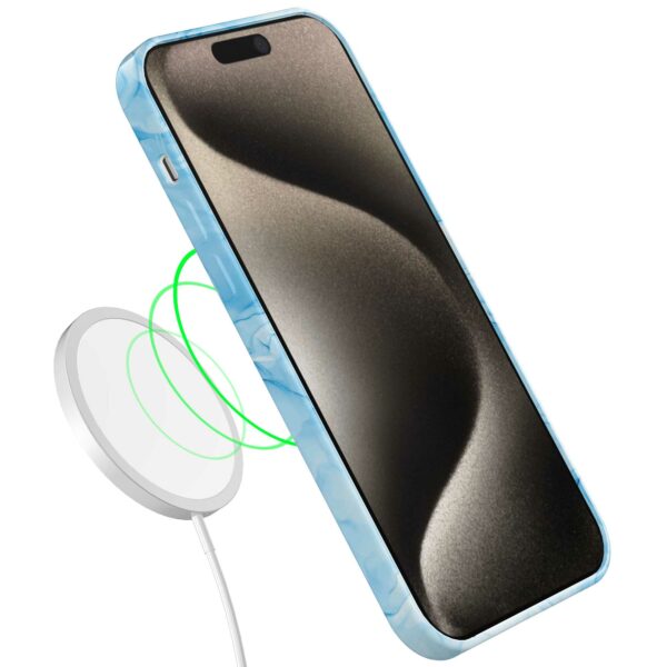 lichtblauw marmer opdruk_iPhone 15 Pro Max telefoonhoesje met volledige rondom bedrukking (7)