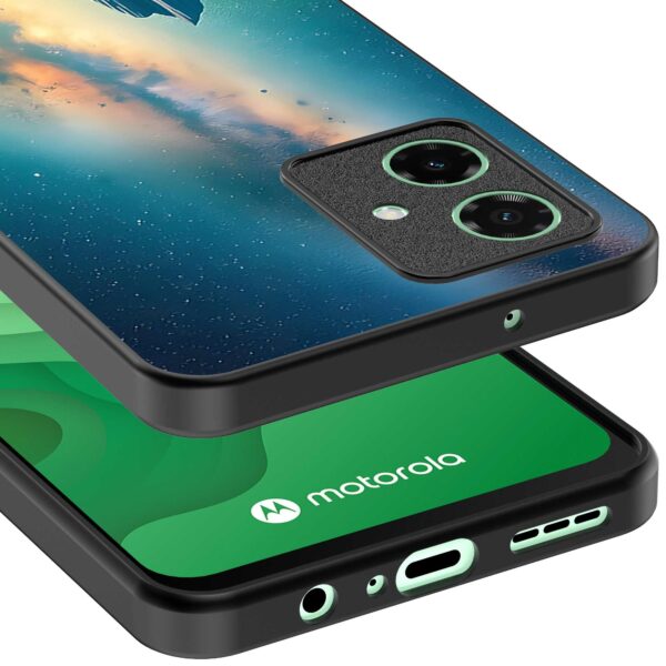 melkweg sterrenhemel opdruk_Motorola Moto G54 telefoonhoesje (3)