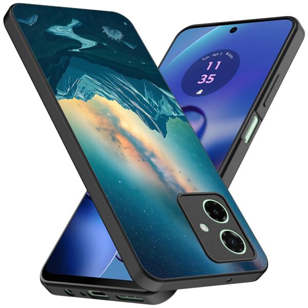 melkweg sterrenhemel opdruk_Motorola Moto G64 telefoonhoesje (2)