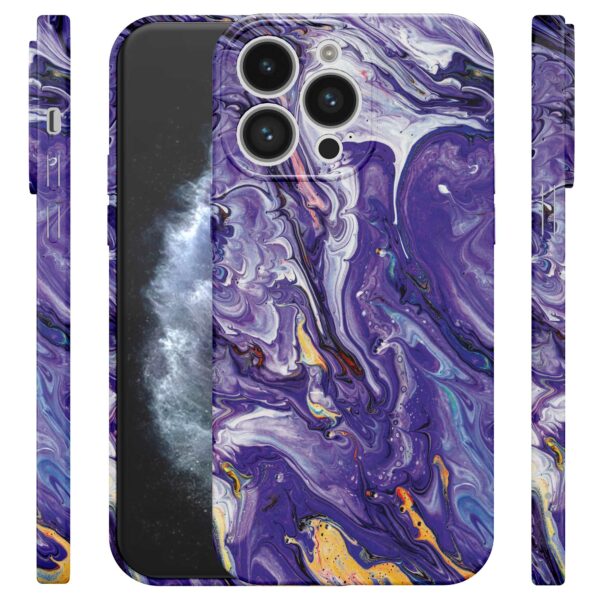 paars goud marmer opdruk_iPhone 11 Pro telefoonhoesje met volledige rondom bedrukking (4)