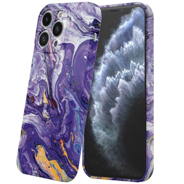 paars goud marmer opdruk_iPhone 11 Pro telefoonhoesje met volledige rondom bedrukking (6)