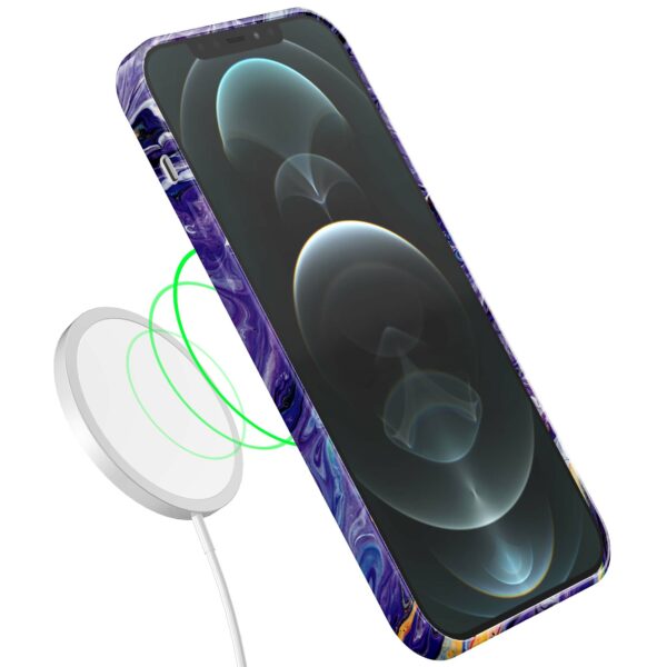 paars goud marmer opdruk_iPhone 12 Pro Max telefoonhoesje met volledige rondom bedrukking (7)