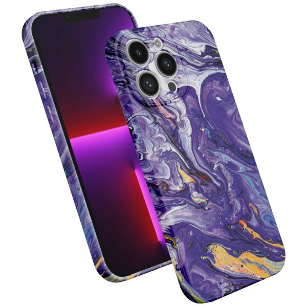 paars goud marmer opdruk_iPhone 13 Pro telefoonhoesje met volledige rondom bedrukking (2)