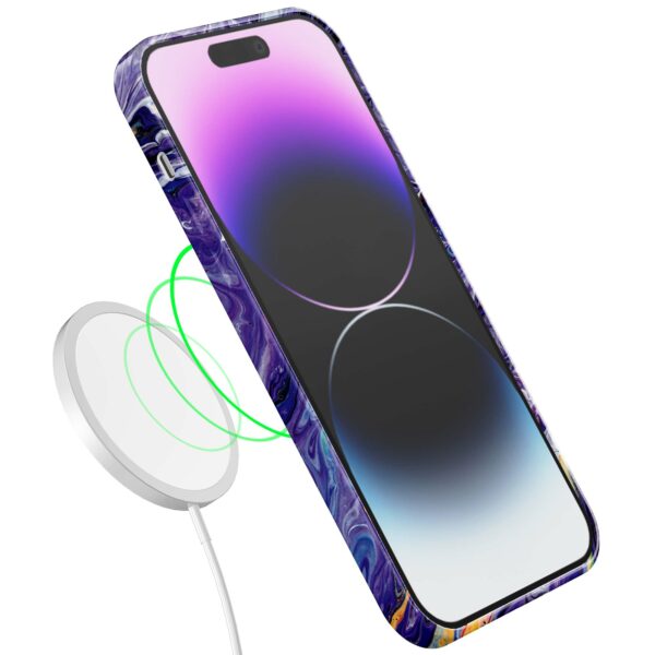 paars goud marmer opdruk_iPhone 14 Pro Max telefoonhoesje met volledige rondom bedrukking (7)